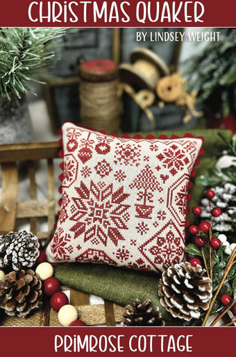 Christmas Quaker - Primrose Cottage Stitches - Cross Stitch Pattern, Needlecraft Patterns, Needlecraft Patterns, The Crafty Grimalkin - A Cross Stitch Store
