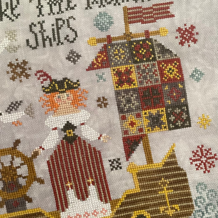 Proverbs 31:14 - Dirty Annie's - Cross Stitch Pattern, Needlecraft Patterns, Needlecraft Patterns, The Crafty Grimalkin - A Cross Stitch Store