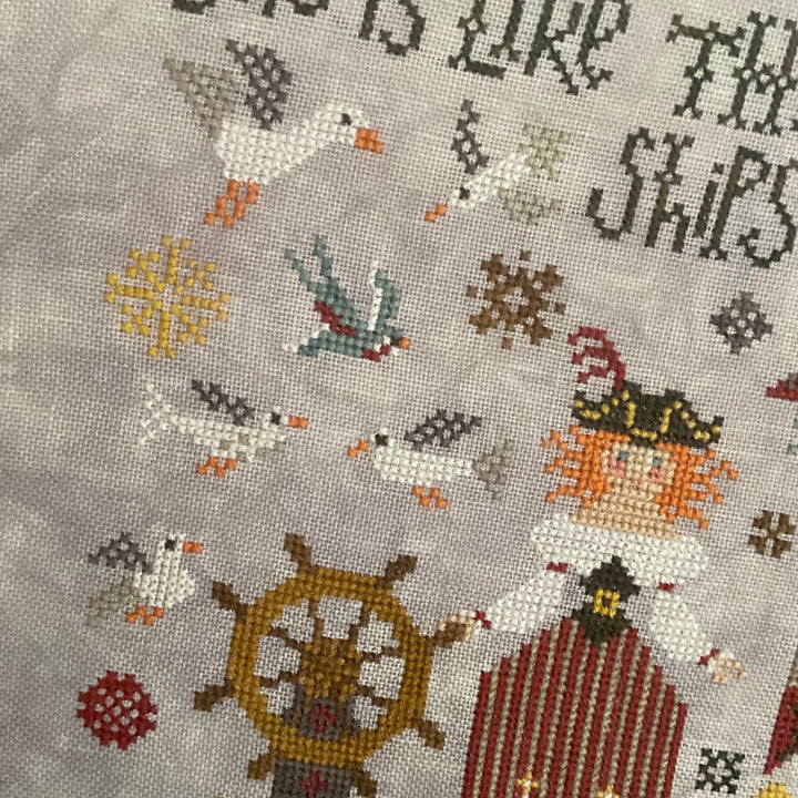 Proverbs 31:14 - Dirty Annie's - Cross Stitch Pattern, Needlecraft Patterns, Needlecraft Patterns, The Crafty Grimalkin - A Cross Stitch Store