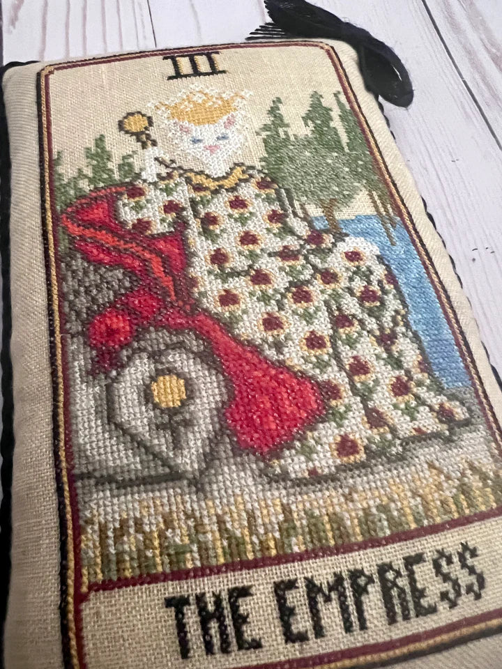 Cat Tarot III - The Empress - Dirty Annie's - Cross Stitch Pattern, Needlecraft Patterns, Needlecraft Patterns, The Crafty Grimalkin - A Cross Stitch Store