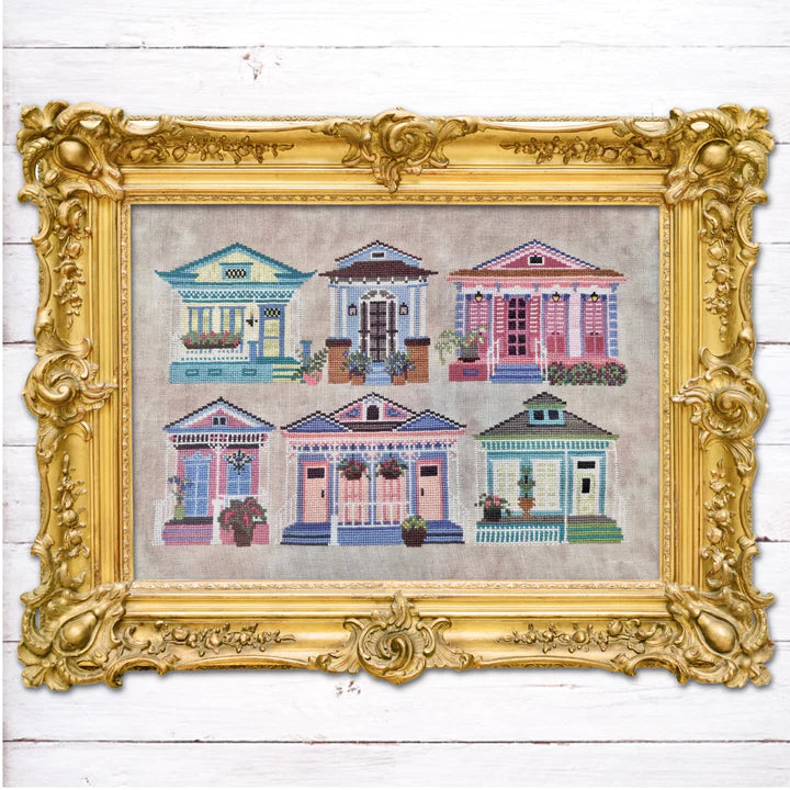 PRE-ORDER Garden District: Chartreuse Chateau #1 - Dirty Annie's - Cross Stitch Pattern, Needlecraft Patterns, Needlecraft Patterns, The Crafty Grimalkin - A Cross Stitch Store