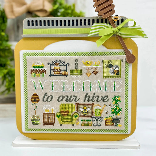 PREORDER Welcome to our Hive - Dirty Annie's - Cross Stitch Pattern