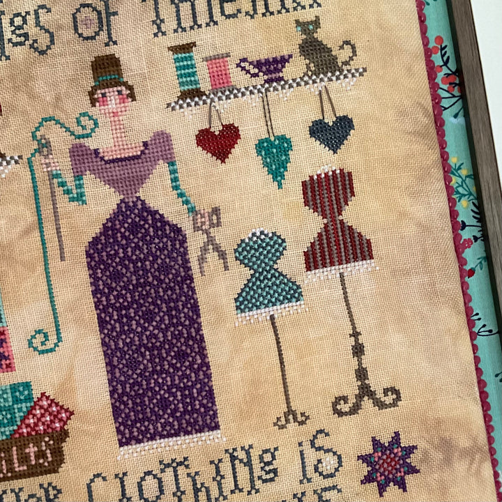 Proverbs 31:22 - Dirty Annie's - Cross Stitch Pattern