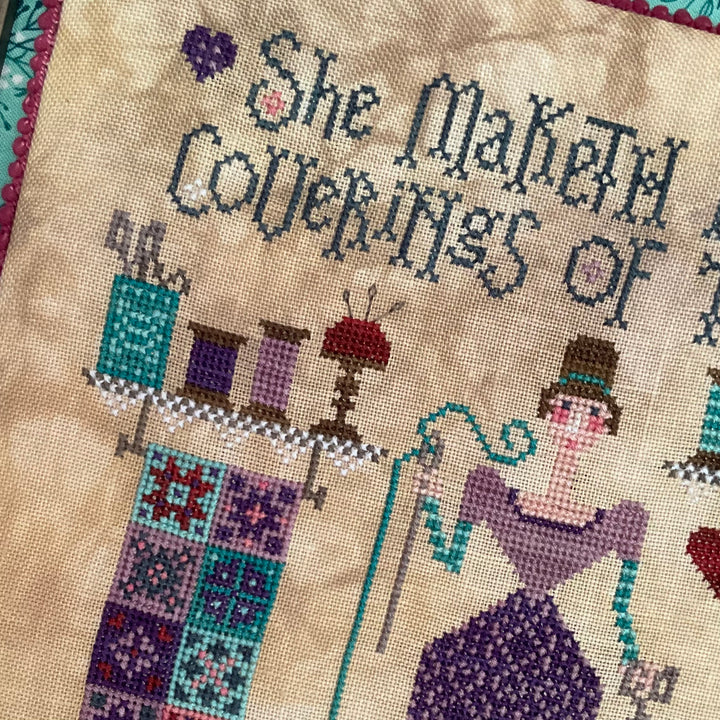 Proverbs 31:22 - Dirty Annie's - Cross Stitch Pattern