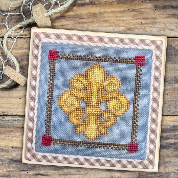 Fleur de Lis Gulf Coast Treasures - Dirty Annie's - Cross Stitch Pattern