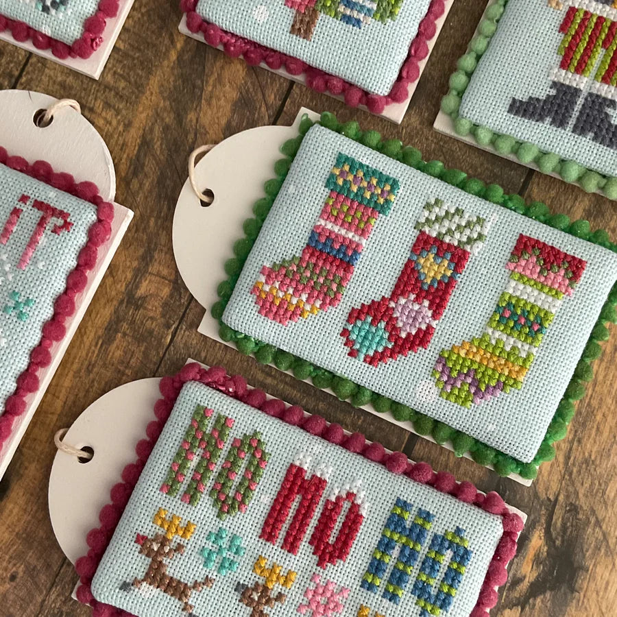 Christmas Tiny Tags - Dirty Annie's - Cross Stitch Pattern