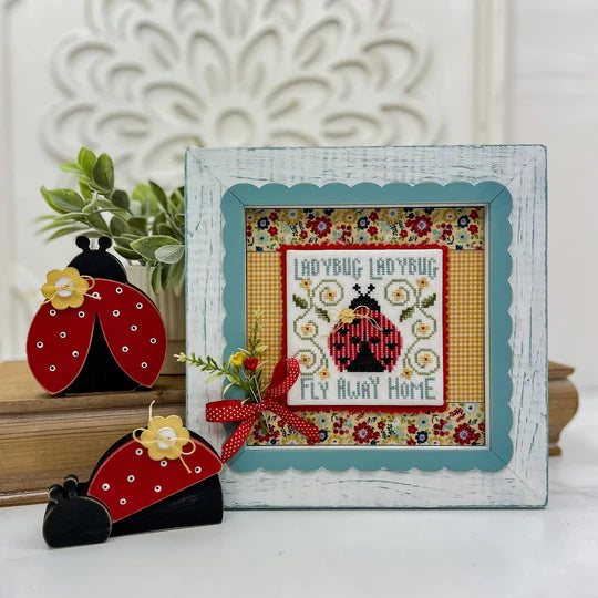 Ladybug Ladybug - Dirty Annie's - Cross Stitch Pattern, Needlecraft Patterns, Needlecraft Patterns, The Crafty Grimalkin - A Cross Stitch Store