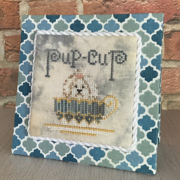 Pup Cup - Dirty Annie's - Cross Stitch Pattern, Needlecraft Patterns, Needlecraft Patterns, The Crafty Grimalkin - A Cross Stitch Store