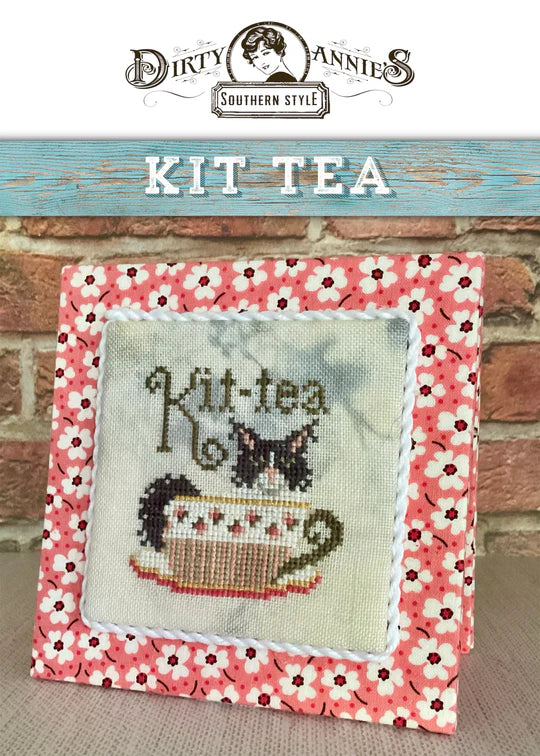 Kit Tea - Dirty Annie's - Cross Stitch Pattern, Needlecraft Patterns, Needlecraft Patterns, The Crafty Grimalkin - A Cross Stitch Store