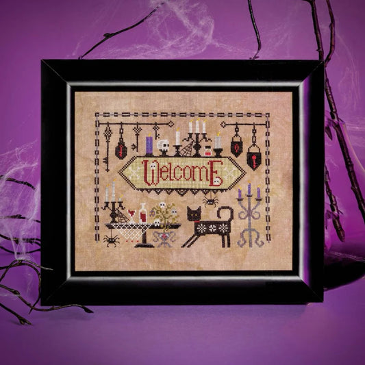 Witch's Welcome - Dirty Annies - Cross Stitch Pattern, Needlecraft Patterns, The Crafty Grimalkin - A Cross Stitch Store
