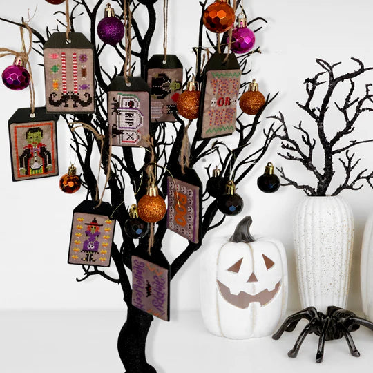 Halloween Tiny Tags - Dirty Annie's - Cross Stitch Pattern