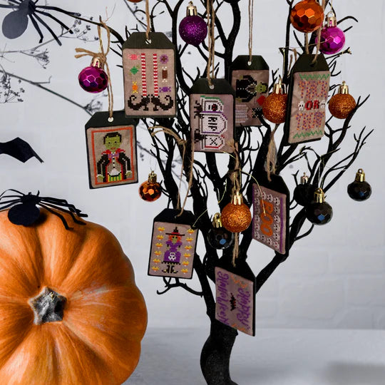 Halloween Tiny Tags - Dirty Annie's - Cross Stitch Pattern