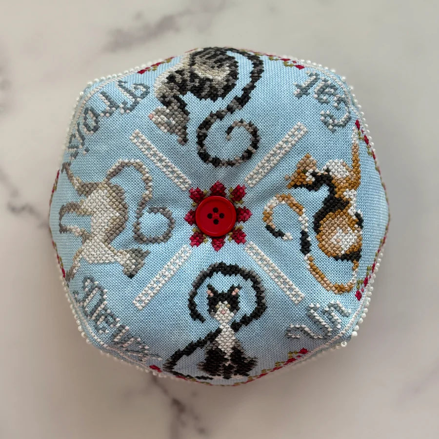 PREORDER Four French Cats - Dirty Annie's - Cross Stitch Pattern