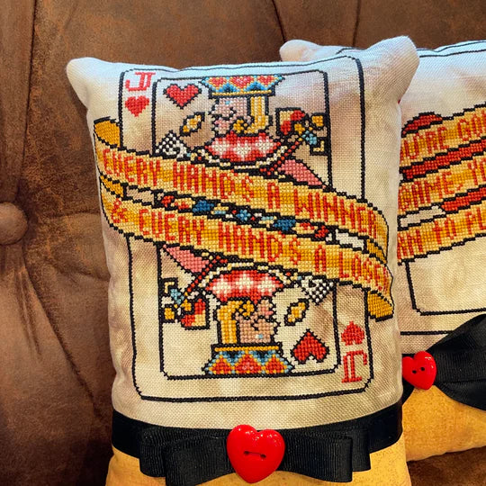 Queen of Hearts - Dirty Annie's - Cross Stitch Pattern, Needlecraft Patterns, Needlecraft Patterns, The Crafty Grimalkin - A Cross Stitch Store
