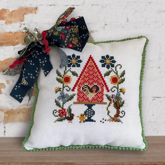 PREORDER Rosy Roost - Dirty Annie's - Cross Stitch Pattern