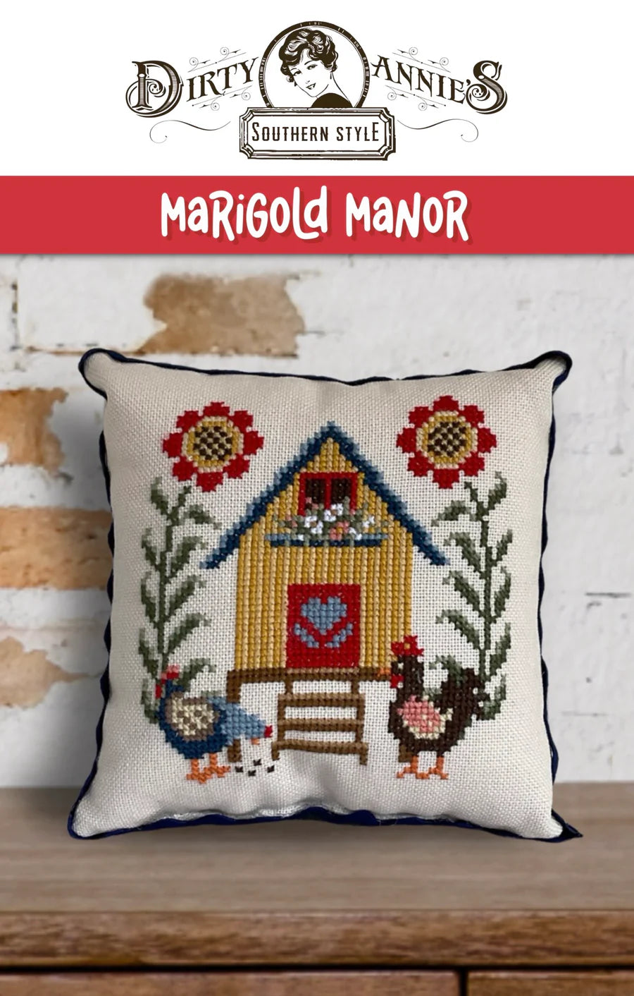 PREORDER Marigold Manor - Dirty Annie's - Cross Stitch Pattern