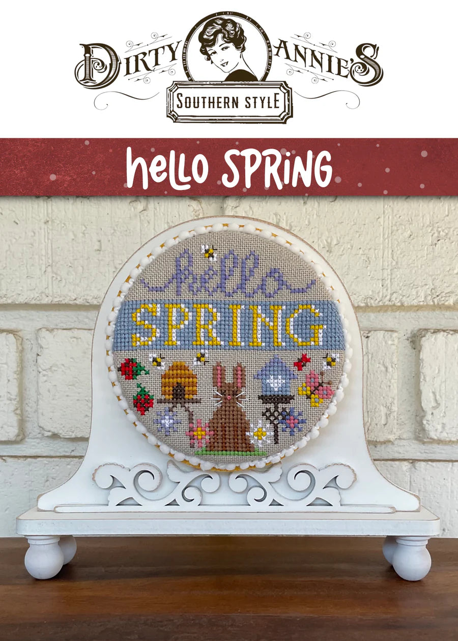 Hello Spring - Dirty Annie's - Cross Stitch Pattern