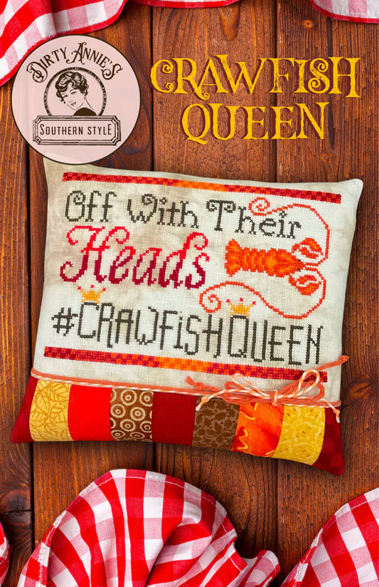 Crawfish Queen - Dirty Annie's - Cross Stitch Pattern