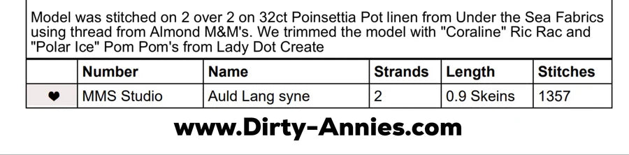 Prancer - Dirty Annie's - Cross Stitch Pattern