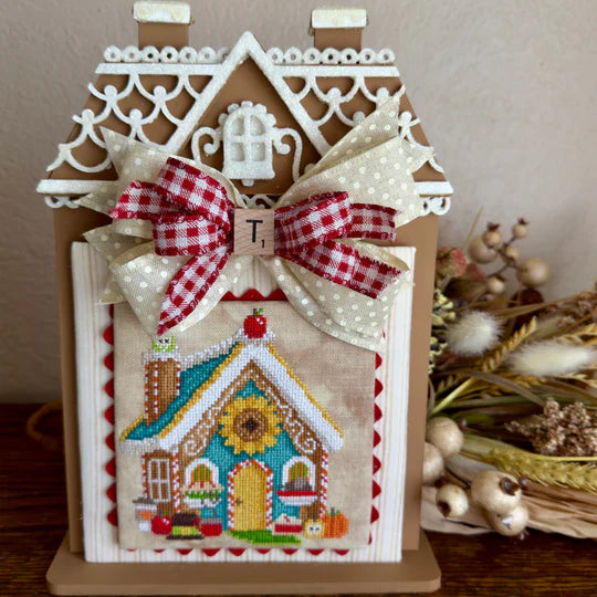 Thanksgiving All Seasons Gingerbread House Collaboration - Dirty Annie's - Cross Stitch Pattern