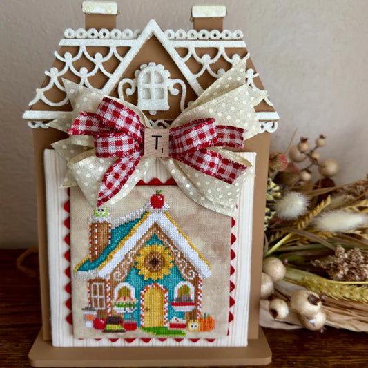 Thanksgiving All Seasons Gingerbread House Collaboration - Dirty Annie's - Cross Stitch Pattern