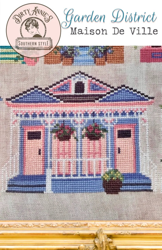 Garden District: Maison De Ville #5 - Dirty Annie's - Cross Stitch Pattern