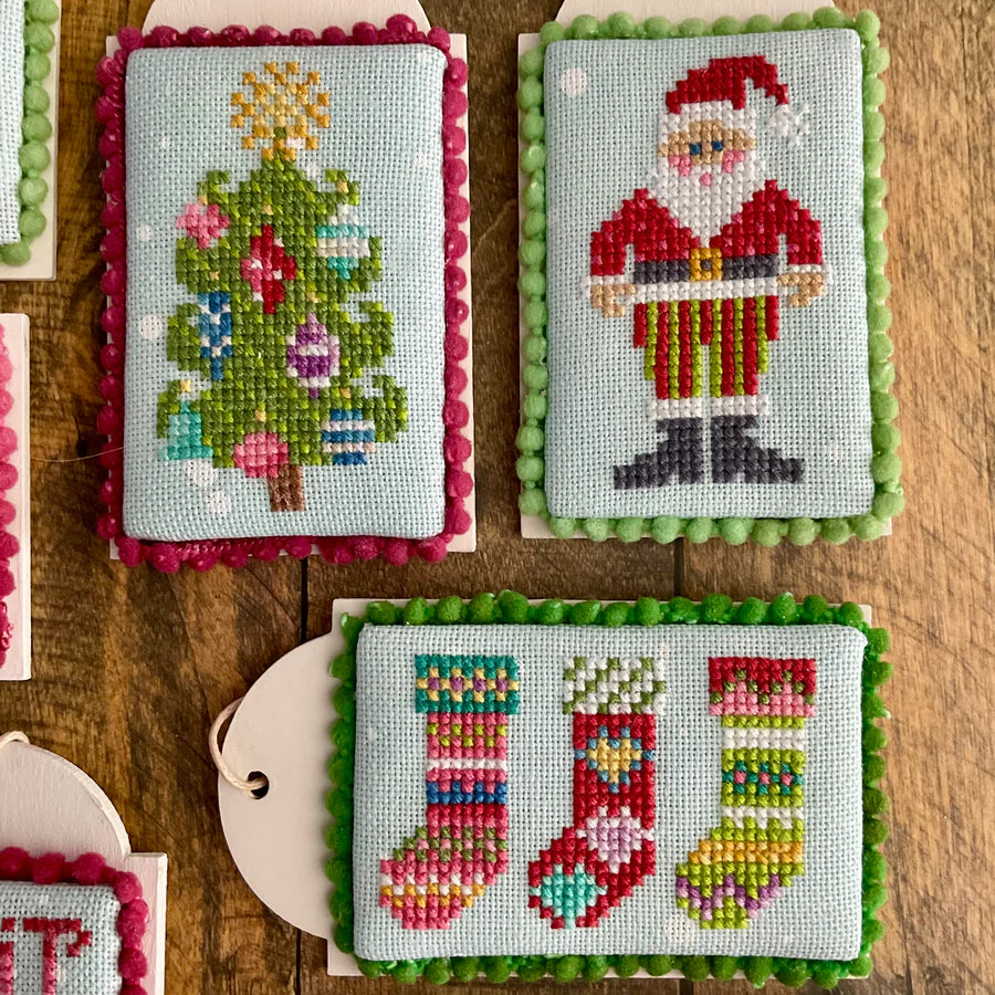 Christmas Tiny Tags - Dirty Annie's - Cross Stitch Pattern