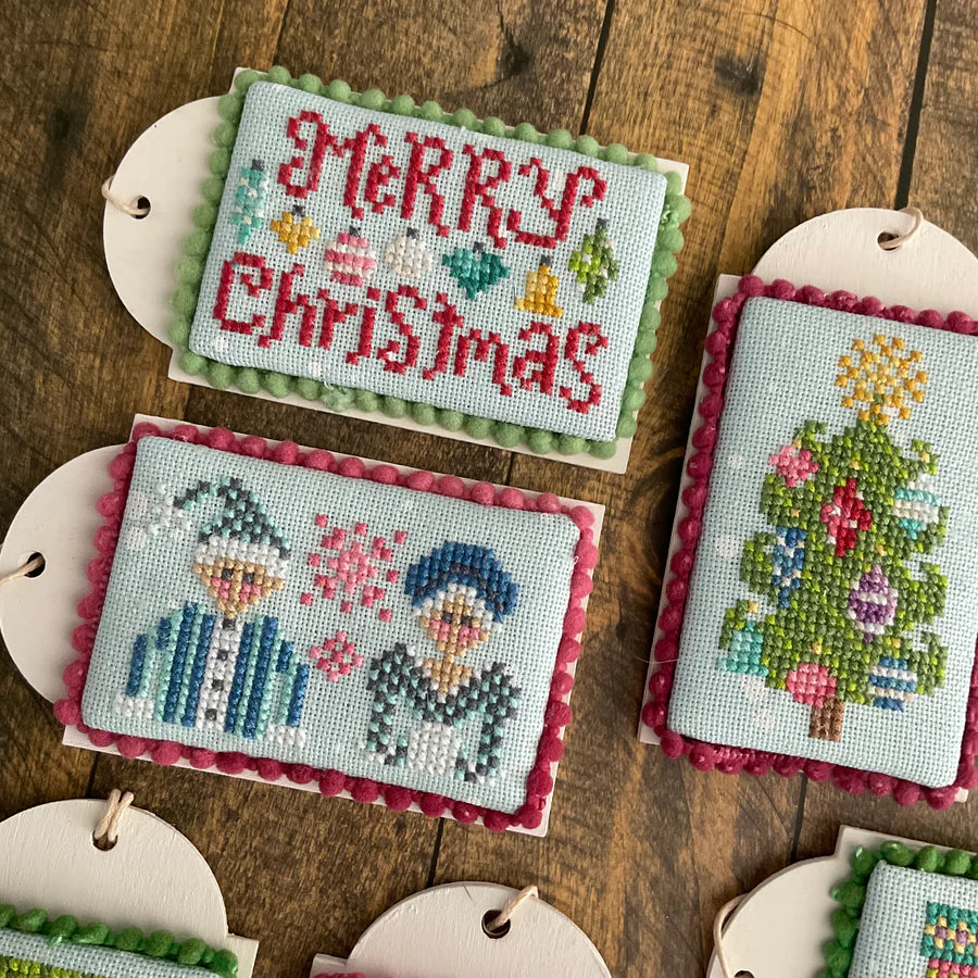 Christmas Tiny Tags - Dirty Annie's - Cross Stitch Pattern