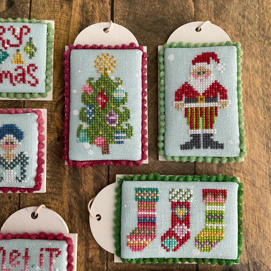 Christmas Tiny Tags - Dirty Annie's - Cross Stitch Pattern