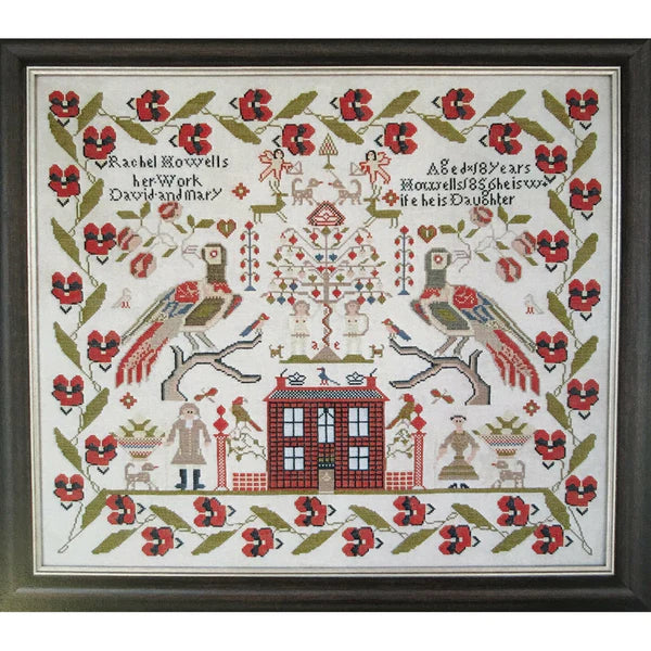Rachel Howells 1856 - The Scarlett House - Cross Stitch Pattern, Uncategorized, The Crafty Grimalkin - A Cross Stitch Store