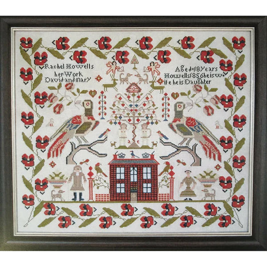 Rachel Howells 1856 - The Scarlett House - Cross Stitch Pattern, Uncategorized, The Crafty Grimalkin - A Cross Stitch Store