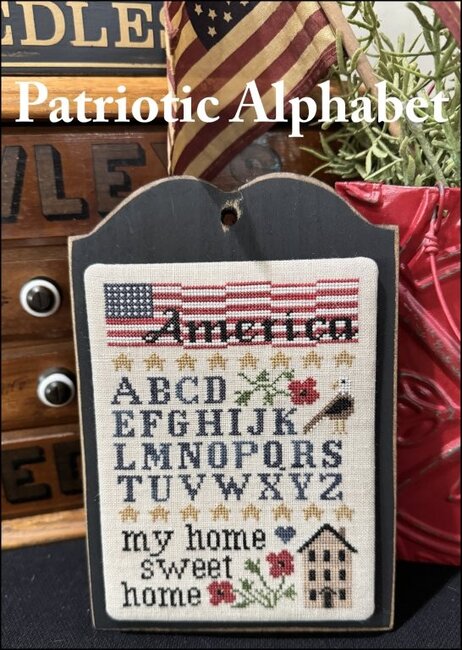 Patriotic Alphabet - The Scarlett House - Cross Stitch Pattern, Needlecraft Patterns, The Crafty Grimalkin - A Cross Stitch Store