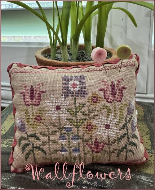 Wallflowers - The Scarlett House - Cross Stitch Pattern, Needlecraft Patterns, The Crafty Grimalkin - A Cross Stitch Store