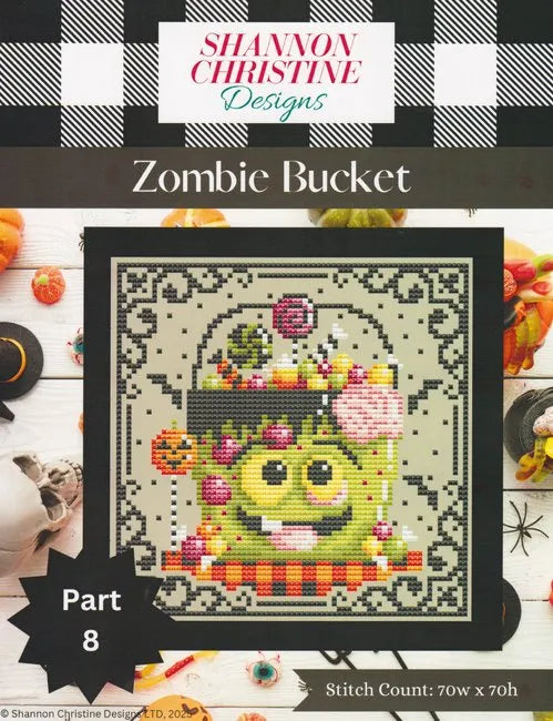 Zombie Bucket - Shannon Christine - Cross Stitch Pattern