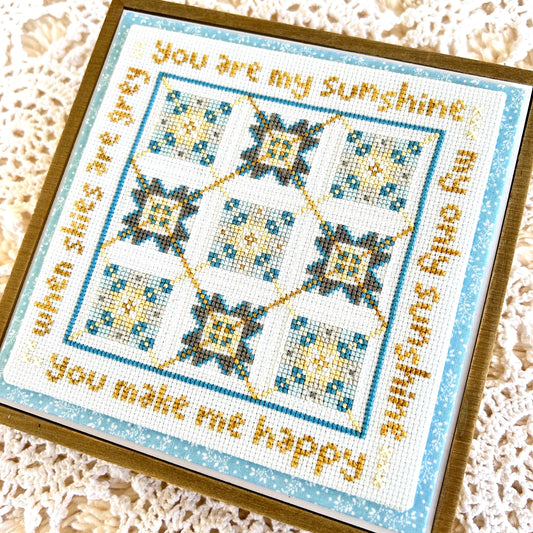 PREORDER You Are My Sunshine - Sweet Wing Studio - Cross Stitch Pattern, Needlecraft Patterns, The Crafty Grimalkin - A Cross Stitch Store