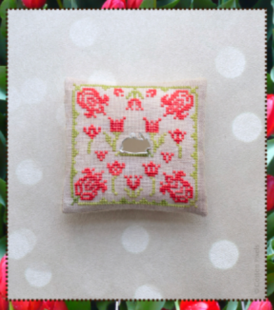 PRE-ORDER Among Tulips - Cotton Pixels - Cross Stitch Pattern, Needlecraft Patterns, Needlecraft Patterns, The Crafty Grimalkin - A Cross Stitch Store