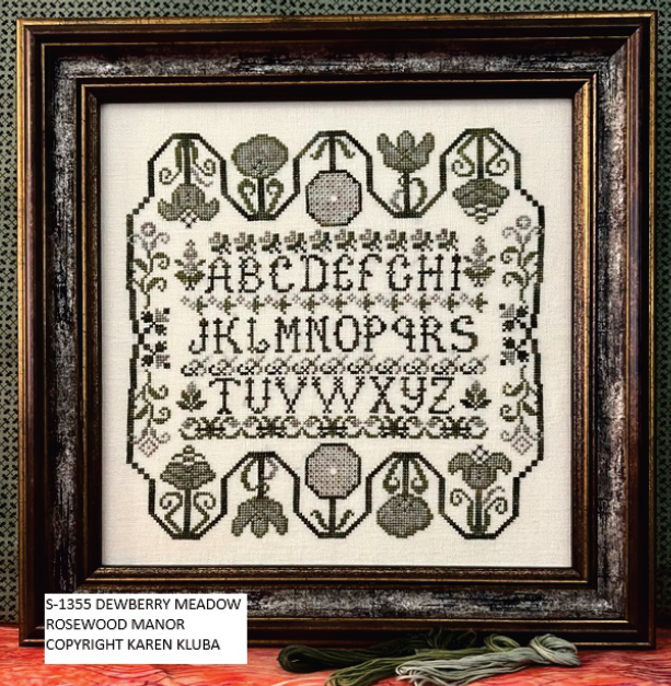 PRE-ORDER Dewberry Meadow by Rosewood Manor Designs - Cross Stitch Pattern, Needlecraft Patterns, Needlecraft Patterns, The Crafty Grimalkin - A Cross Stitch Store