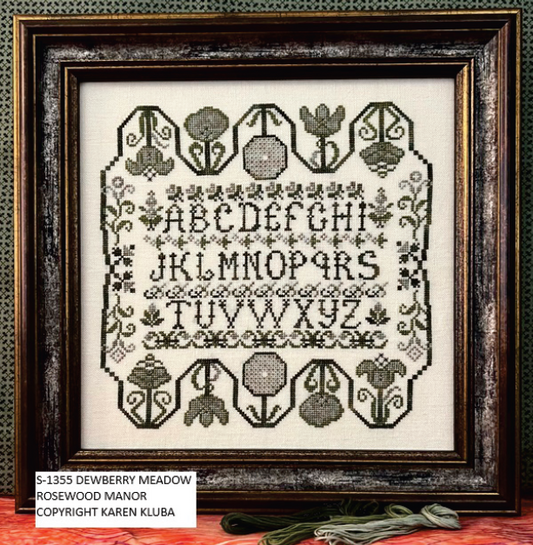 PRE-ORDER Dewberry Meadow by Rosewood Manor Designs - Cross Stitch Pattern, Needlecraft Patterns, Needlecraft Patterns, The Crafty Grimalkin - A Cross Stitch Store