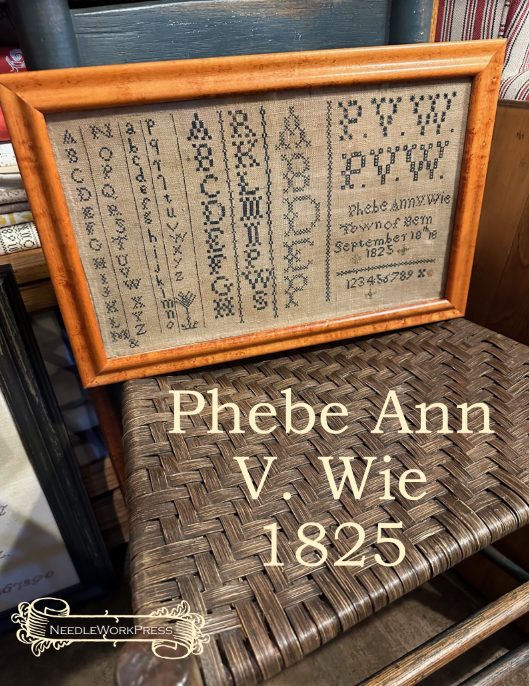 PREORDER Phebe Ann V. Wie Needlework Press Cross Stitch Pattern