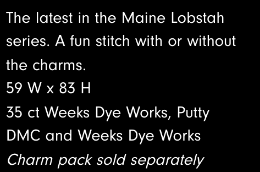 PRE-ORDER Mobstah Lobstah - The Elegant Thread - Cross Stitch Pattern, Needlecraft Patterns, The Crafty Grimalkin - A Cross Stitch Store