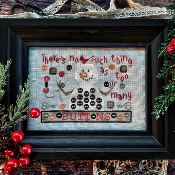 Too Many buttons - Puntini Puntini  - Cross Stitch Pattern