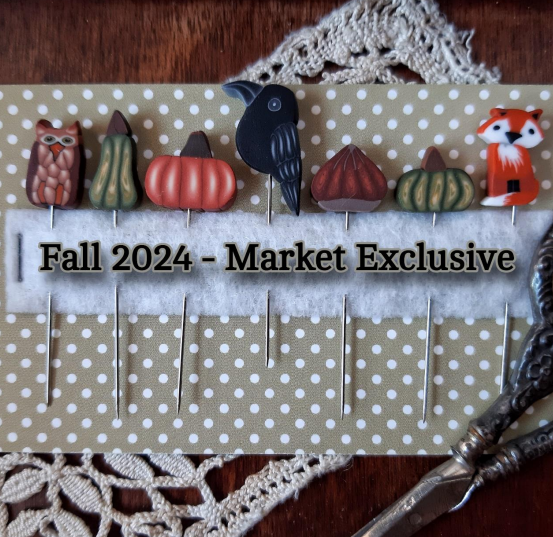 Fall Trio 2023 Large Pin Set - Puntini Puntini - Cross Stitch Pattern ...