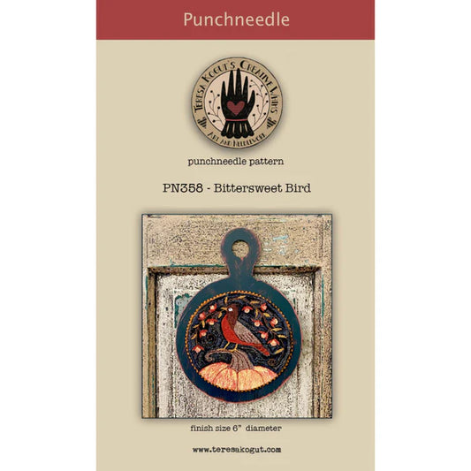 Bittersweet Bird - Teresa Kogut - Punch Needle Pattern