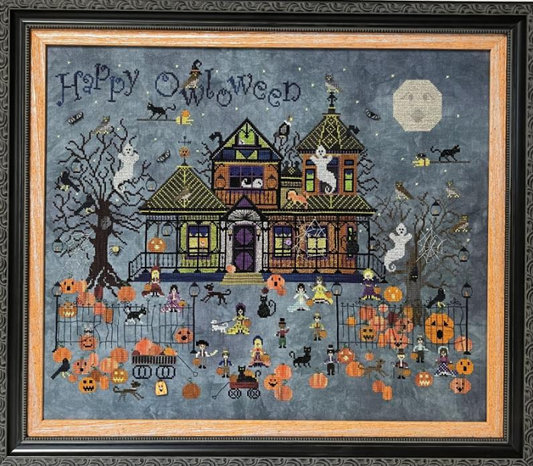 PREORDER - Owl-A-Day Inn - Praiseworthy Stitches - Cross Stitch Pattern, Needlecraft Patterns, The Crafty Grimalkin - A Cross Stitch Store