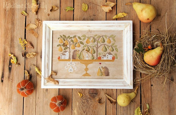 Pear Forest - Madam Chantilly - Cross Stitch Pattern