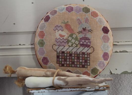 PREORDER Easter Basket - Thistles - Cross Stitch Pattern