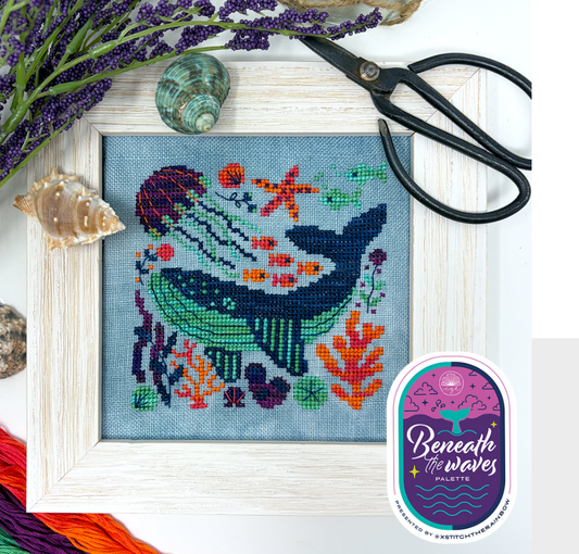PREORDER Midnight Ocean - Tiny Modernist - Cross Stitch Pattern