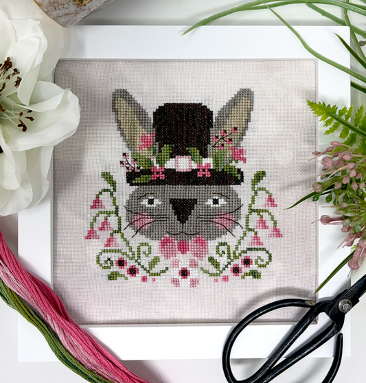 PREORDER Spring Bunny - Tiny Modernist - Cross Stitch Pattern