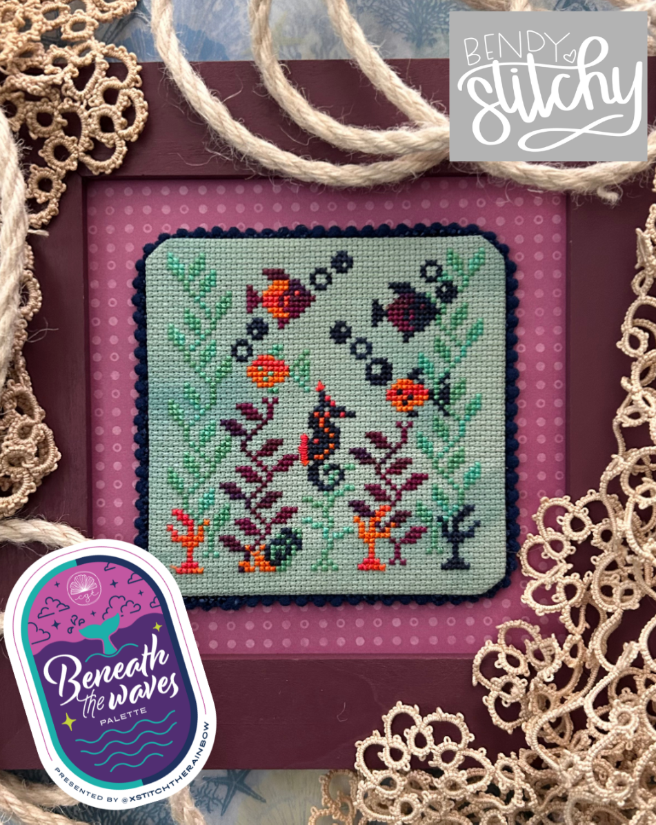 Summer Shoal - Bendy Stitchy -  Cross Stitch Pattern