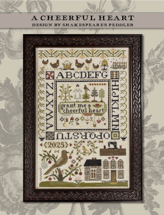 A Cheerful Heart - Shakespeares Peddler - Cross Stitch Pattern